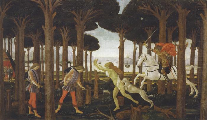Novella di Nastagio degli onesti (mk36), Sandro Botticelli